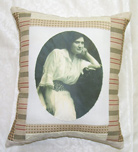 Quilted Pillow - The Gibson Girl